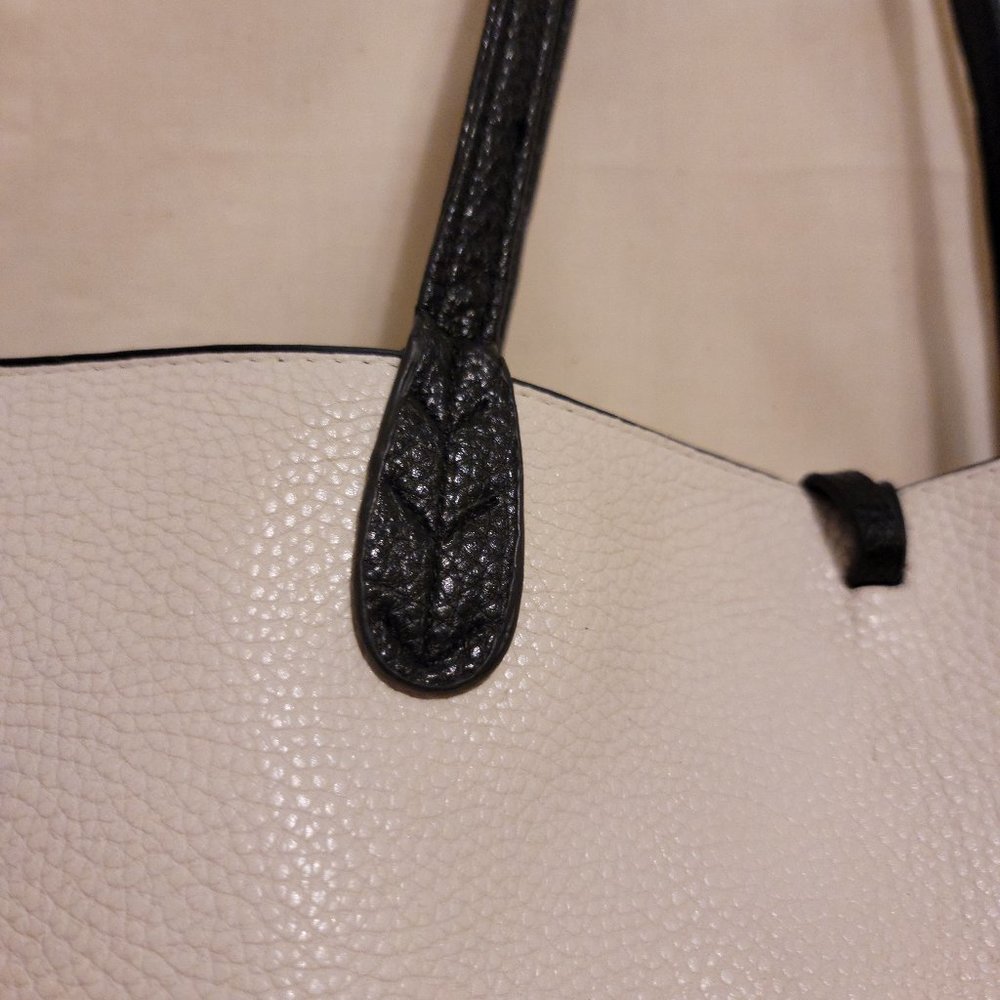 !!!SOLD!!! BCBG Paris Reversible (black/white) Tote - Picture 7 of 10